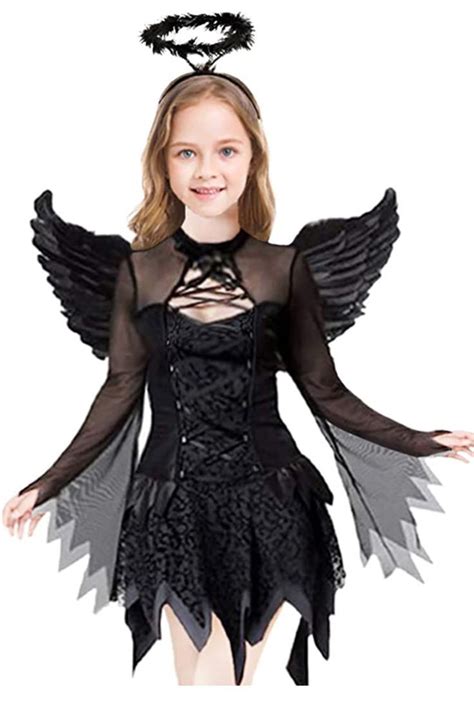 dark angel fallen angel costume|fallen angel costumes for tweens.